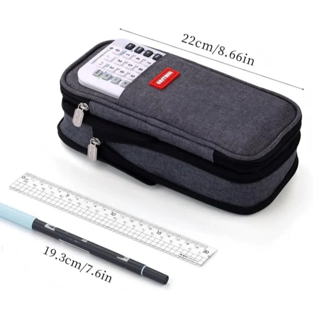 Angoo large capacity, pencil, and pen case.